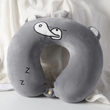 Gối hình chữ U mềm di động hỗ trợ cổ Memory Foam - Văn phòng, nhà, du lịch, máy bay ngủ, quà tặng đi học 9 Gối hình chữ U mềm di động hỗ trợ cổ Memory Foam - Văn phòng, nhà, du lịch, máy bay ngủ, quà tặng đi học 9