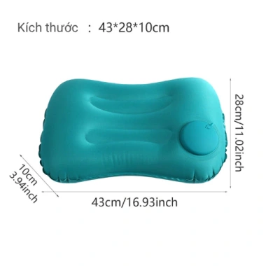 Gối Hơi Đa Năng Gấp Gọn Tiện Lợi - Êm Ái, Thoải Mái Công Việc và Du Lịch, Giá 89.000