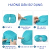 Gối hơi kê cổ chữ U gấp gọn, bơm tự động, bỏ túi du lịch tiện lợi chỉ 55k 2