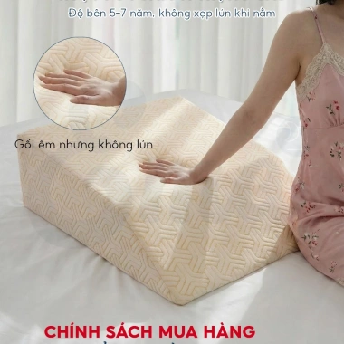 Gối kê chân Ema chống suy giãn tĩnh mạch - Tăng tuần hoàn, giảm phù nề, thẩm mỹ, chỉ 406.000₫