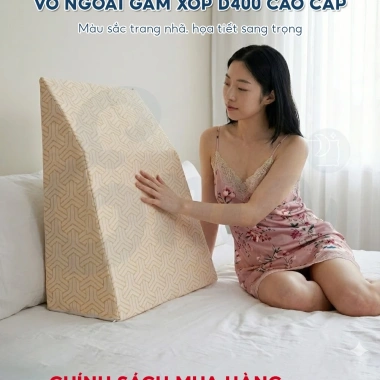 Gối kê chân Ema chống suy giãn tĩnh mạch - Tăng tuần hoàn, giảm phù nề, thẩm mỹ, chỉ 406.000₫