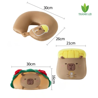 Gối Kê Cổ 2 trong 1 Siêu Mềm, Hạt Xốp U - Du Lịch và Văn Phòng, Giá 135.000đ 4