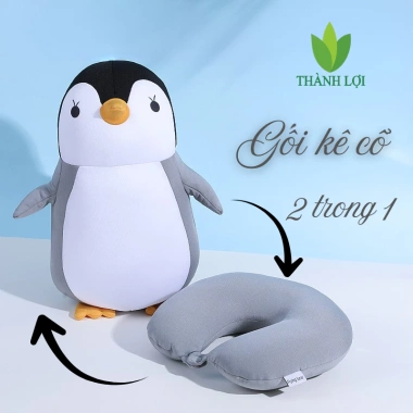 Gối Kê Cổ Biến Hình 2 Trong 1 Hạt Xốp - Gối Chữ U Đổi Hình Thú Đáng Yêu 120k