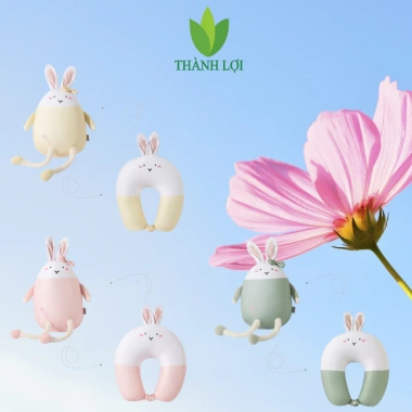 Gối Kê Cổ Biến Hình 2 Trong 1 Hạt Xốp - Gối Chữ U Đổi Hình Thú Đáng Yêu 120k