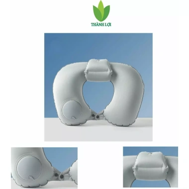 Gối kê cổ bơm hơi gấp gọn, chữ U tiện lợi, chỉ 65.000₫ - Ngủ thoải mái 4 Gối kê cổ bơm hơi gấp gọn, chữ U tiện lợi, chỉ 65.000₫ - Ngủ thoải mái 4