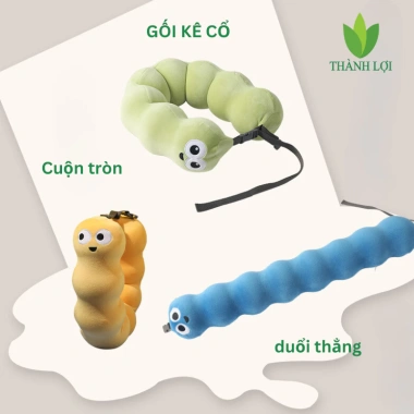 Gối kê cổ cao su nhân tạo cuộn tròn, gối du lịch chữ U - 145.000 VND