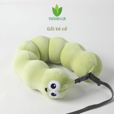 Gối kê cổ cao su nhân tạo cuộn tròn, gối du lịch chữ U - 145.000 VND