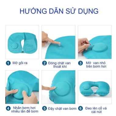 Gối Kê Cổ Chữ U Bơm Hơi Tự Động – Chống Đau Vai Gáy, Gấp Gọn Tiện Lợi, Gối Du Lịch & Ngủ Tựa Cổ – Giá 37.900₫ 5 Gối Kê Cổ Chữ U Bơm Hơi Tự Động – Chống Đau Vai Gáy, Gấp Gọn Tiện Lợi, Gối Du Lịch & Ngủ Tựa Cổ – Giá 37.900₫ 5