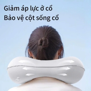 Gối Kê Cổ Chữ U Bơm Hơi Tự Động – Chống Đau Vai Gáy, Gấp Gọn Tiện Lợi, Gối Du Lịch & Ngủ Tựa Cổ – Giá 37.900₫