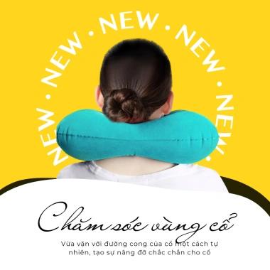 Gối Kê Cổ Chữ U Bơm Hơi Tự Động - Dễ Bấm, Tựa Đầu & Cổ Ô Tô By-928 Giá 69.000 VND Gối Kê Cổ Chữ U Bơm Hơi Tự Động - Dễ Bấm, Tựa Đầu & Cổ Ô Tô By-928 Giá 69.000 VND