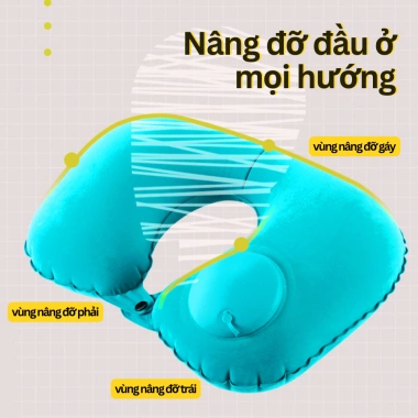 Gối Kê Cổ Chữ U Bơm Hơi Tự Động - Dễ Bấm, Tựa Đầu & Cổ Ô Tô By-928 Giá 69.000 VND 2 Gối Kê Cổ Chữ U Bơm Hơi Tự Động - Dễ Bấm, Tựa Đầu & Cổ Ô Tô By-928 Giá 69.000 VND 2