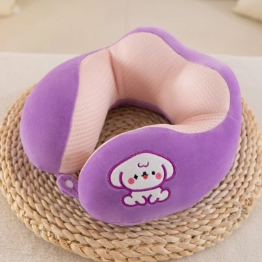 Gối kê cổ chữ U bông cotton êm nhẹ GOITHU849 - Du lịch, đi làm, chỉ 89.900₫