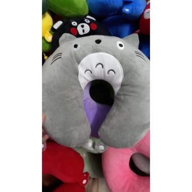 Gối Kê Cổ Chữ U Bông Đệm Đỡ Cổ Đi Máy Bay, Ô tô Du Lịch - Chống Mỏi Cổ, Thích Hình Thú, Dễ Mang 6