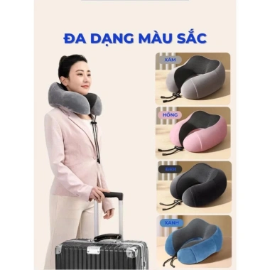 Gối Kê Cổ Chữ U Cao Su Non Du Lịch Xe Hơi Ô Tô Văn Phòng cho Người Lớn và Bé - Giảm Giá 20% 125.000₫ 4
