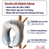 Gối kê cổ chữ U CECILA cao su non mềm, đàn hồi tốt, vỏ mịn thoáng khí dành cho dân văn phòng