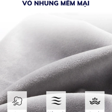Gối kê cổ chữ U CECILA cao su non mềm, đàn hồi tốt, vỏ mịn thoáng khí dành cho dân văn phòng