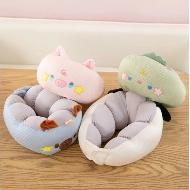 Gối kê cổ chữ U cotton mềm mịn - Gối du lịch êm ái hỗ trợ cổ vai gáy ZIMSAM GOIMUS88 Giá 94.400đ