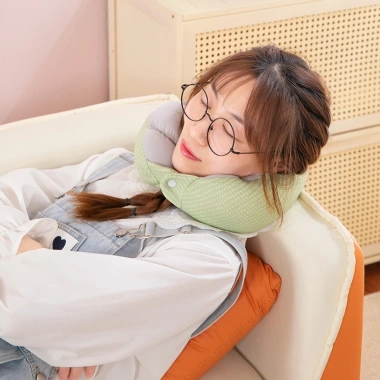 Gối kê cổ chữ U cotton mềm mịn - Gối du lịch êm ái hỗ trợ cổ vai gáy ZIMSAM GOIMUS88 Giá 94.400đ