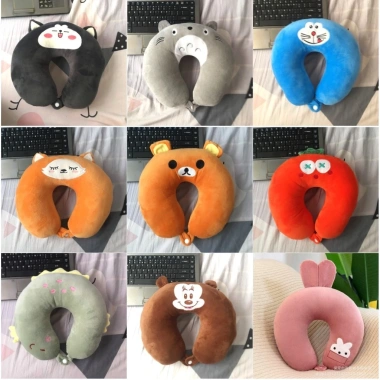 Gối Kê Cổ Chữ U Dân Văn Phòng Du Lịch - Nút Bấm, Bông Êm Ái, Giá 45.000₫ 2