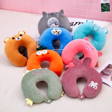 Gối Kê Cổ Chữ U Du Lịch Xe Hơi Ô Tô Quả Bơ Siêu Dễ Thương - Giá 65.000, Thích Hợp Văn Phòng