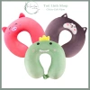 Gối kê cổ chữ U gài nút êm mịn - Giá giảm 69.000đ, thoải mái hỗ trợ cổ khi ngủ