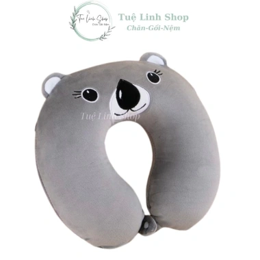 Gối kê cổ chữ U gài nút êm mịn - Giá giảm 69.000đ, thoải mái hỗ trợ cổ khi ngủ