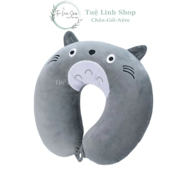 Gối kê cổ chữ U gài nút êm mịn - Giá giảm 69.000đ, thoải mái hỗ trợ cổ khi ngủ