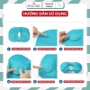 Gối kê cổ chữ U tự bơm hơi LAMOCE: Gọn gọn, mềm mại, kèm bịt mắt, giảm đau cổ vai gáy cho máy bay & văn phòng 6