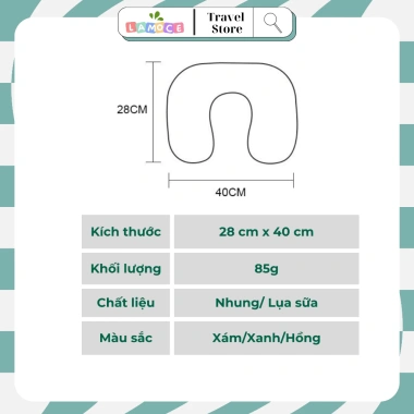 Gối kê cổ chữ U tự bơm hơi LAMOCE: Gọn gọn, mềm mại, kèm bịt mắt, giảm đau cổ vai gáy cho máy bay & văn phòng 7 Gối kê cổ chữ U tự bơm hơi LAMOCE: Gọn gọn, mềm mại, kèm bịt mắt, giảm đau cổ vai gáy cho máy bay & văn phòng 7
