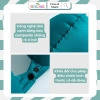 Gối kê cổ chữ U tự bơm hơi LAMOCE: Gọn gọn, mềm mại, kèm bịt mắt, giảm đau cổ vai gáy cho máy bay & văn phòng 8