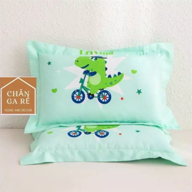Gối nằm bé 30x50 cotton 100% có khóa kéo, phù hợp 2-7 tuổi - 39.000 VND 8