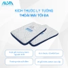 Gối Nằm MEMORY FOAM Alva hỗ trợ vai cổ gáy - Xuất khẩu Châu Âu, êm ái, thoáng mát, tốt cho sức khỏe 4