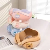 Gối ngủ chữ U bông cotton thoáng mát, hỗ trợ cổ vai gáy - Giá chỉ 49.000đ