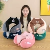 Gối ngủ chữ U đệm bông thêu Kuromi dễ thương - Giá chỉ 49.000 VND, giảm 12.250 2