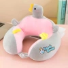Gối ngủ chữ U hoạt hình dễ thương vịt và heo con - hỗ trợ cổ, eo, mát mùa hè, gối di động, quà sinh nhật 9