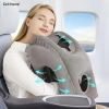 Gối ngủ công thái học bơm hơi - Ôm, kê tay, thoải mái cho văn phòng, du lịch, máy bay - 221.000 VND 5