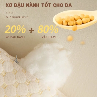 Gối Ngủ Cotton Siêu Mỏng Thấp, Mềm Mại Bảo Vệ Cột Sống - Giá 99k Người Lớn & Trẻ Em 3