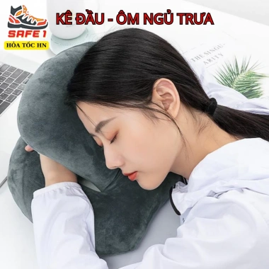 Gối ngủ trưa văn phòng đa năng 3 trong 1 – Ôm êm, kê cổ, kê đầu, giảm mỏi lưng cổ – Giá 129.000 VND 3