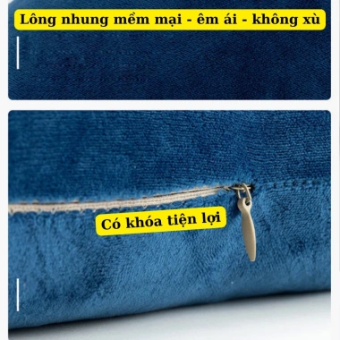 Gối ngủ trưa văn phòng đa năng 3 trong 1 – Ôm êm, kê cổ, kê đầu, giảm mỏi lưng cổ – Giá 129.000 VND 7