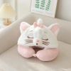 Gối Ngủ Trưa Văn Phòng Hình Chữ U Mũ Trùm Đầu Gấu Quỷ Dễ Thương Cho Bé Gái - 210,929₫