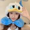 Gối Ngủ Trưa Văn Phòng Hình Chữ U Mũ Trùm Đầu Gấu Quỷ Dễ Thương Cho Bé Gái - 210,929₫ 4
