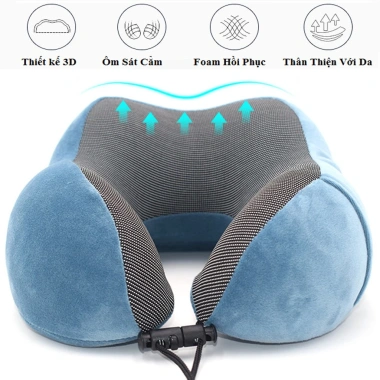 Gối Ngủ Văn Phòng Chữ U Ama02 Memory Foam Bịt Mắt Bịt Tai - Chống Mỏi, 100k 4 Gối Ngủ Văn Phòng Chữ U Ama02 Memory Foam Bịt Mắt Bịt Tai - Chống Mỏi, 100k 4