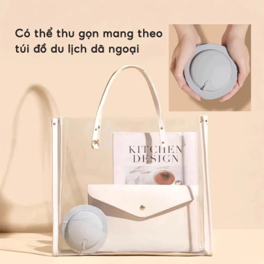 Gối ngủ văn phòng chữ U bơm hơi - Kê cổ giảm đau vai gáy, gấp gọn tiện lợi 41k