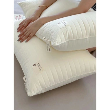 Gối Nhật Fukada Pillow lông tơ êm ái, Gối bông ALVA mềm mịn thoáng mát - Sang trọng, giá chỉ 197.100₫
