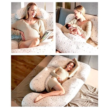 Gối ôm bà bầu cao cấp chữ G vải siêu mát giảm đau lưng, nâng đỡ bụng, ngủ ngon 450.000 VND 8