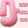 Gối ôm bà bầu chữ U vải nhung hạt nổi 7D massage cao cấp - Giá chỉ 266.000đ 10
