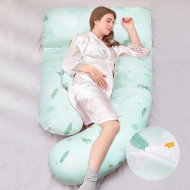 Gối ôm bà bầu đa năng JoyourbabyVN - Giảm đau lưng, hỗ trợ ngủ thoải mái, cao cấp 489k 5