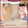 Gối ôm xe ô tô trẻ em dây đai an toàn, hỗ trợ cổ, chống bóp gối người lớn - 139k