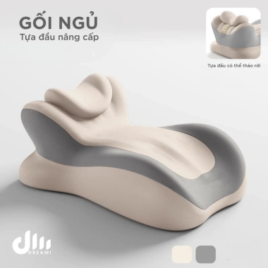 Gối Tình Yêu Memory Foam Dreami - Giãn Xem Điện Thoại, Không Mỏi Cổ, 456.500 VND 10