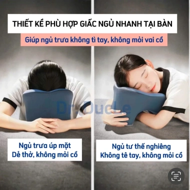 Gối tựa cổ chữ U cao su non cải tiến - Hỗ trợ đa chiều, bảo vệ cột sống, giảm đau - 128.700₫ 6